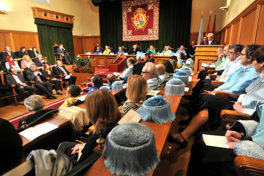 Momento do discurso de Juan Manuel Escudero
