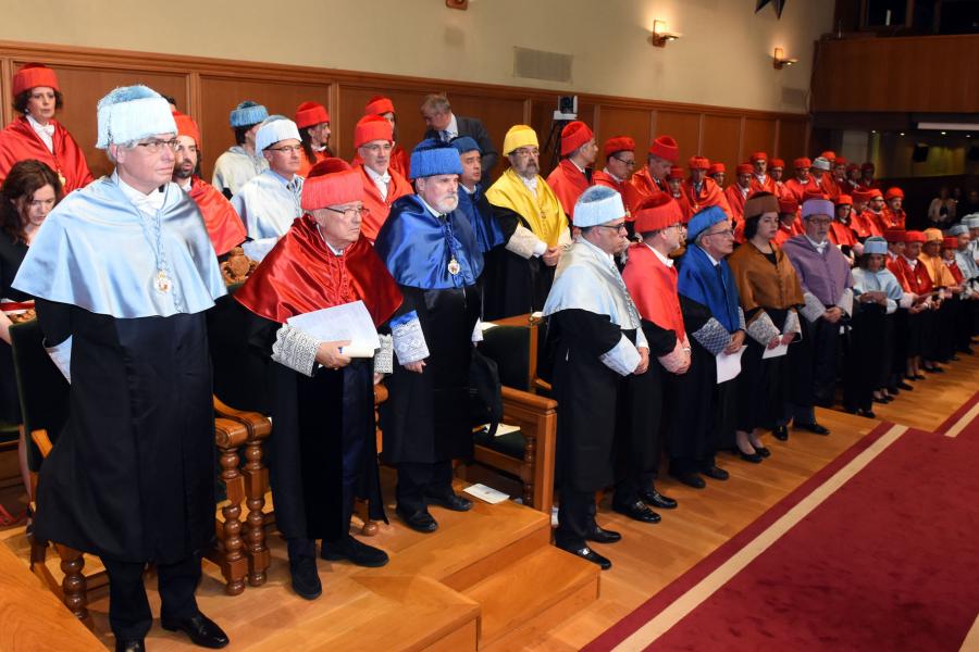 Homenaxeados e algúns dos asistentes