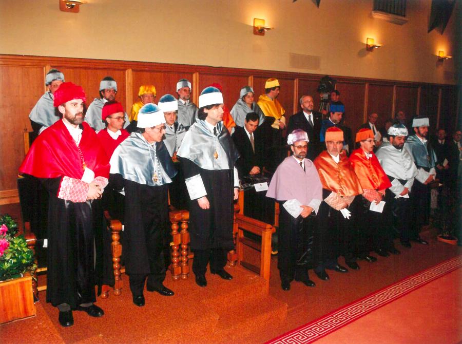 Homenaxeado e asistentes ao acto