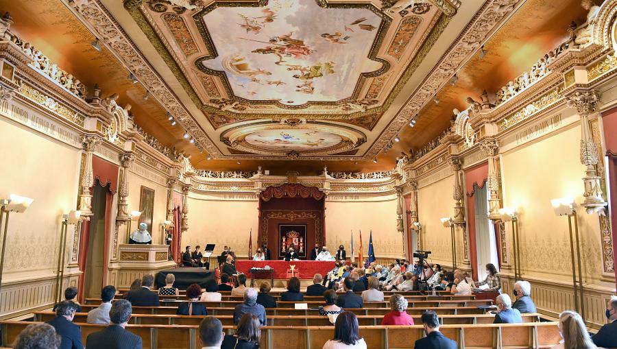 Paraninfo durante o acto