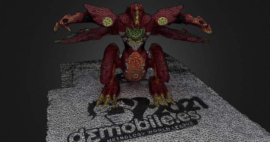 Modelo 3D dun 'transformer' realizado polo alumnado do Ies Pobra do Caramiñal