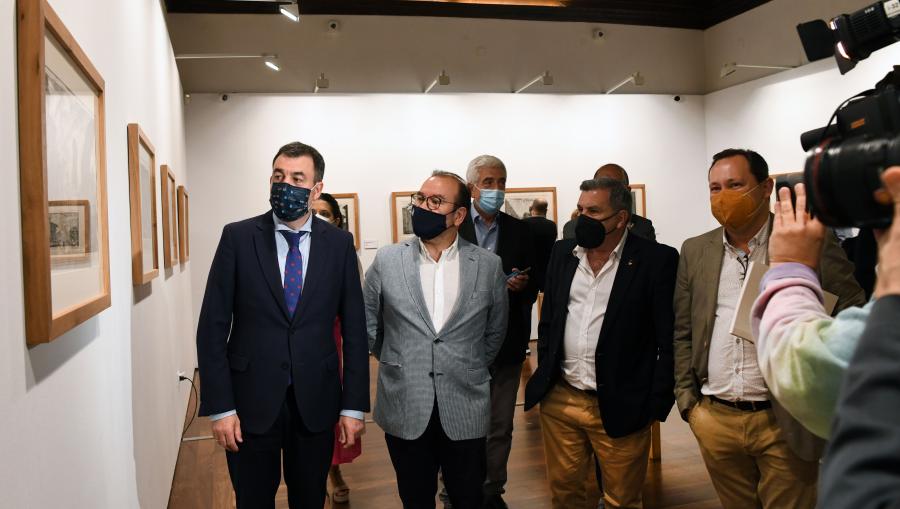 De esquerda a dereita, Román Rodríguez, Antonio López, Manuel Ruiz Rivas e Xoán Pastor Rodríguez. FOTO: Santi Alvite