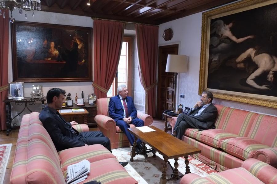 Recepción a Serge Haroche en el Rectorado