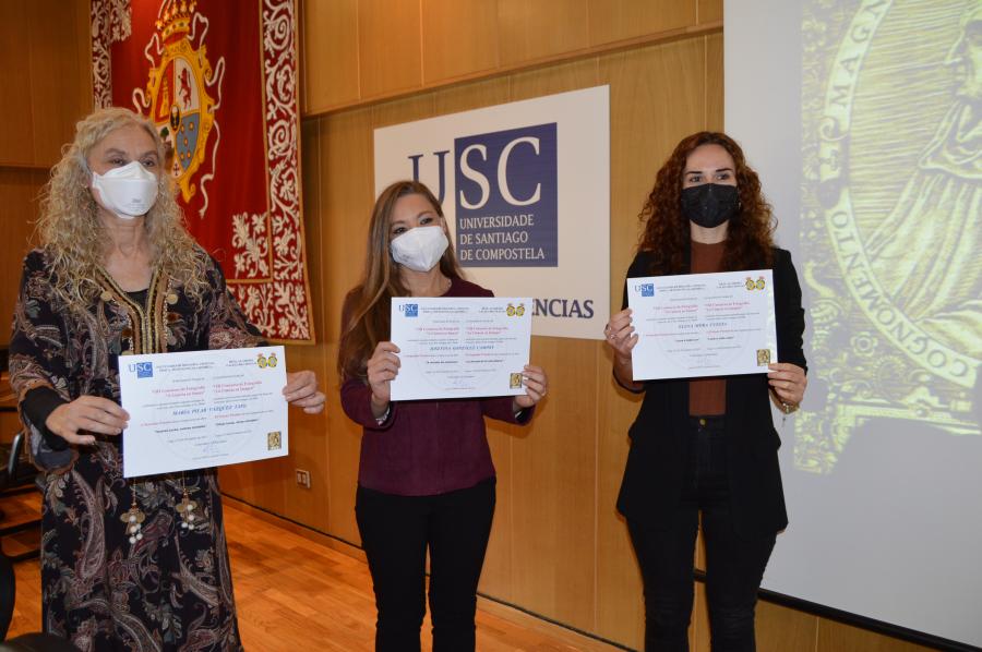 Pilar Vázquez Tato, Josefina González Campoy e Elena Mora Cuesta