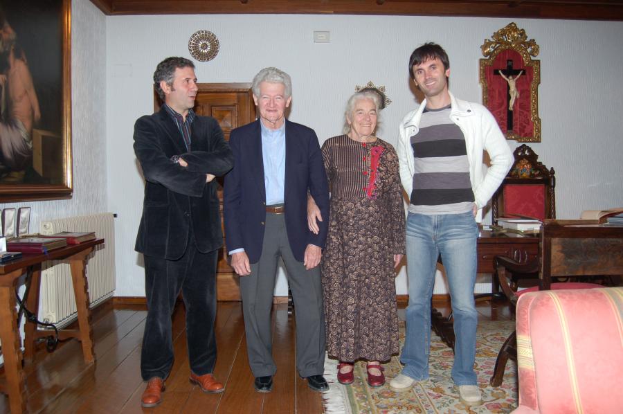 Recepción a Peter D. Lax na Reitoría