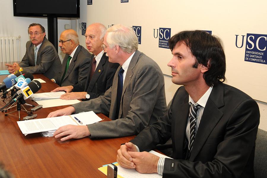 Momento de la rueda de prensa de Mohamed ElBaradei