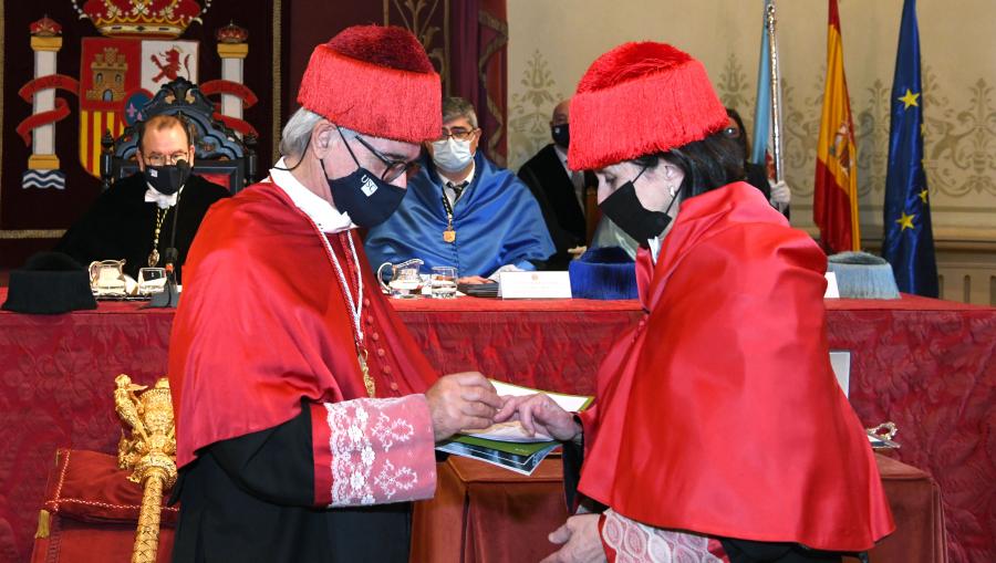 Momento da colocación do anel