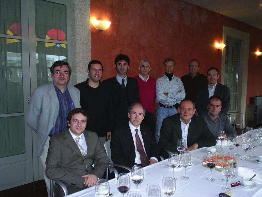 Investigadores asistentes al encuentro con Gerardus ‘t Hooft