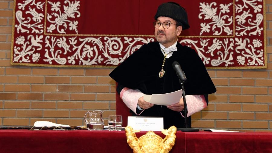 Antonio López, no seu discurso de San Tomé. Foto: Santi Alvite