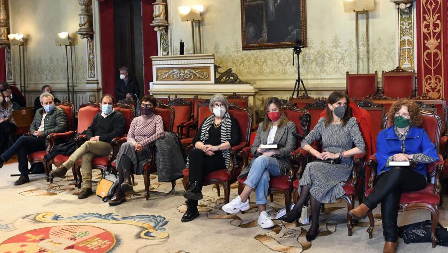 A presentación desenvolveuse no Paraninfo e estivo presidida polo reitor Antonio López. FOTO: Santi Alvite