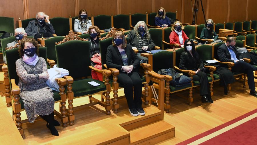 Público asistente ao acto. FOTO: Santi Alvite