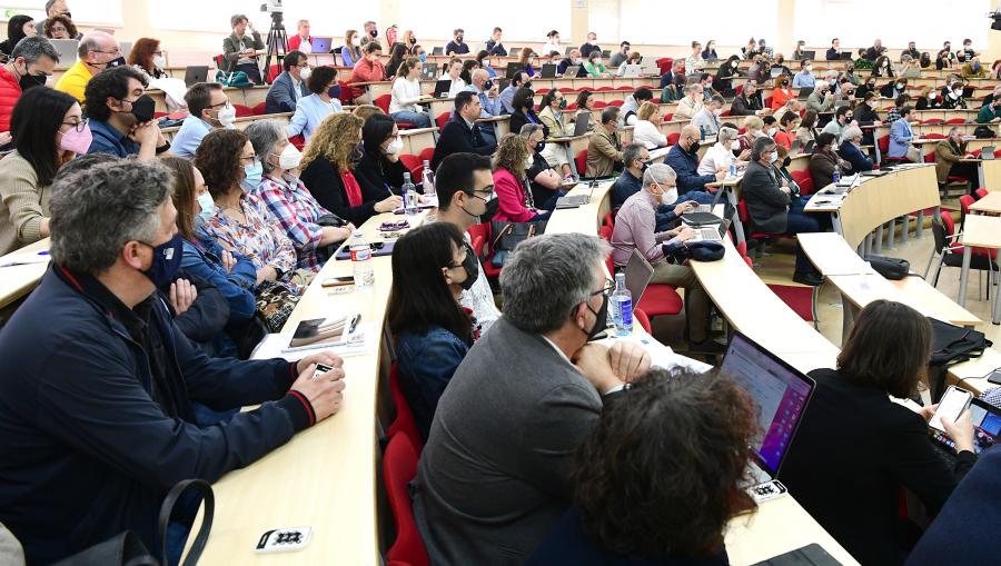 Sesión ordinaria do claustro. FOTO: Santi Alvite