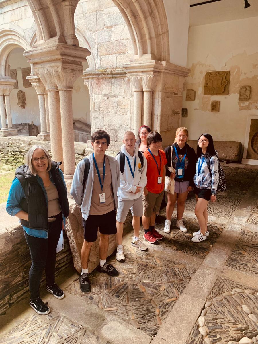 Participantes en obradoiros e visitas desenvolvidas no marco do X Campus de Verán XuvenCiencia