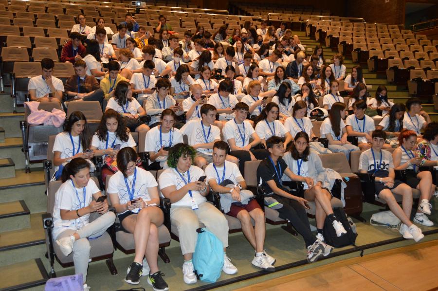 Participantes no X Campus de Verán XuvenCiencia