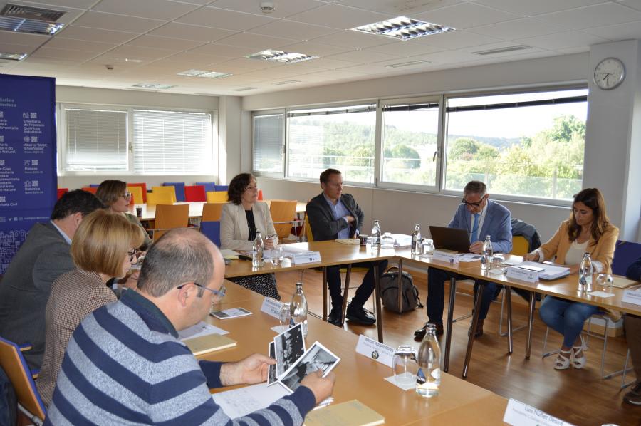 Reunión consititutiva da Comisión Económica e Social do Campus Terra, no edificio CACTUS de Lugo