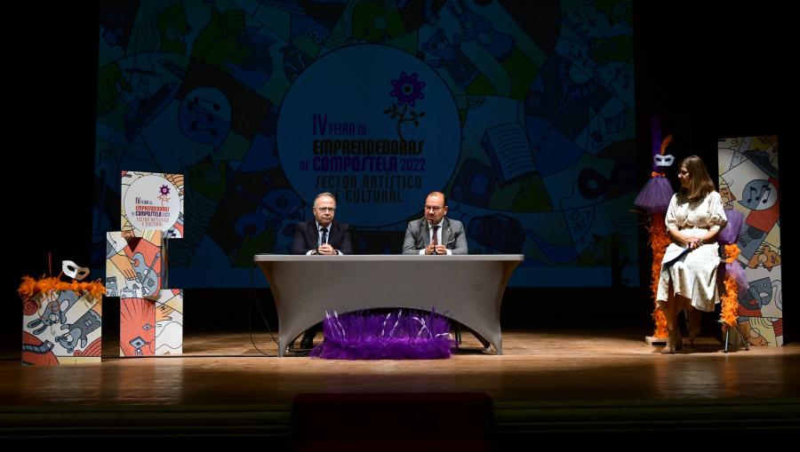 Acto inaugural da Feira de Emprendedoras. FOTO: Santi Alvite