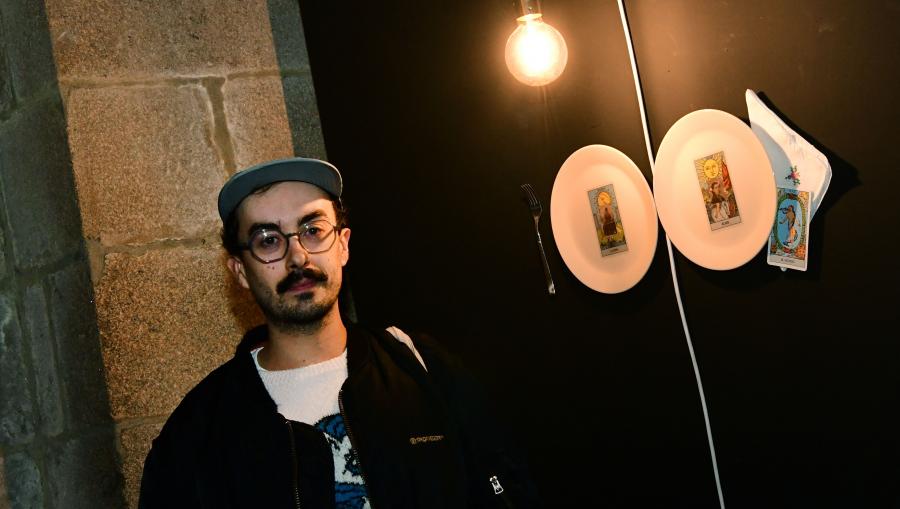 Iago Fernández Díaz gañou na categoría de artes plásticas. FOTO: Santi Alvite