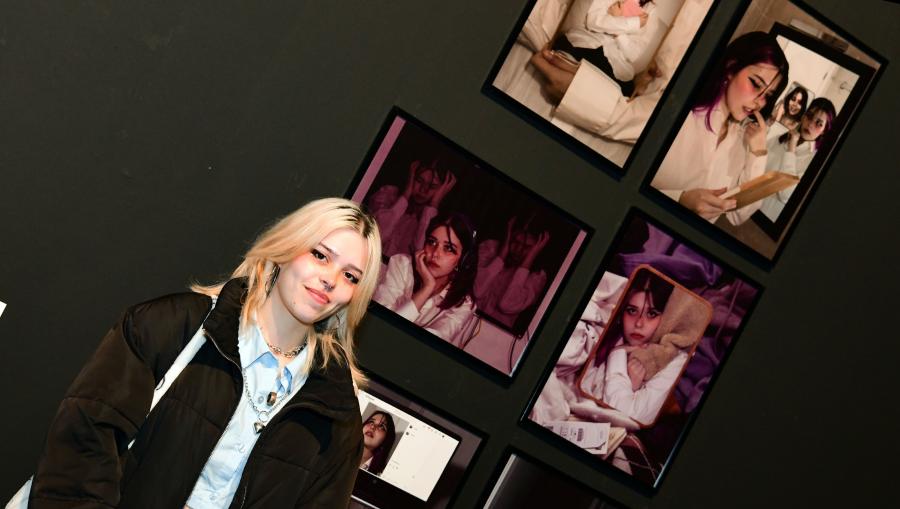 Yael de Lorenzo Lamas obtivo o primeiro premio en fotografía. FOTO: Santi Alvite