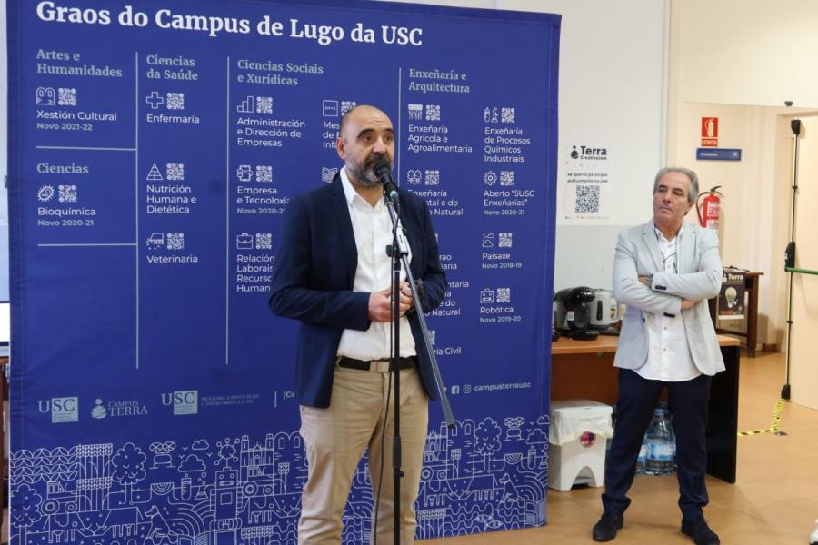 Roberto bande e Antonio Álvarez, na presentación do Terra Creative Jam