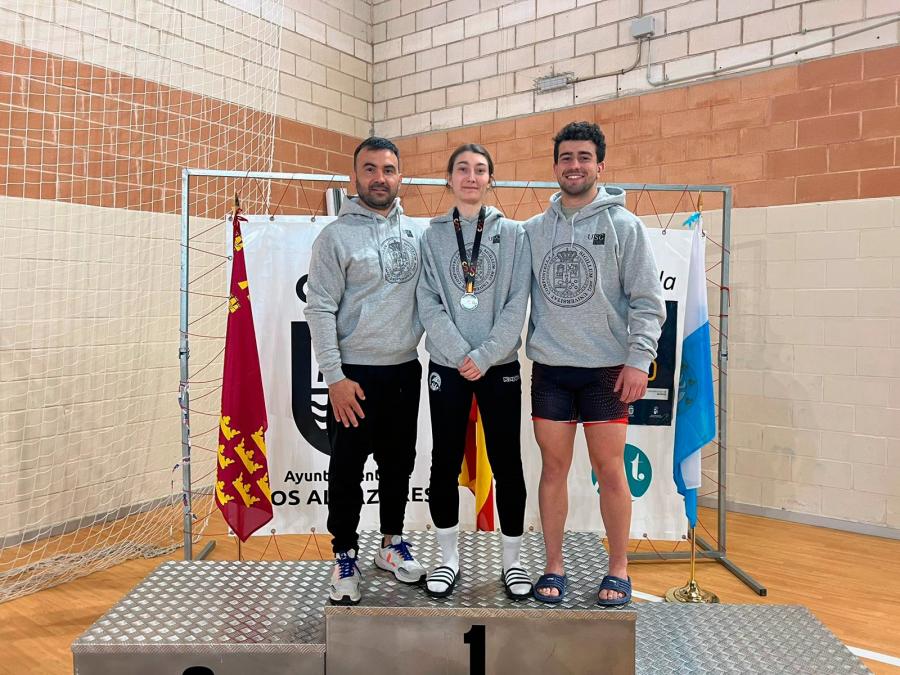 Ana López Álvarez conseguiu a prata en loita