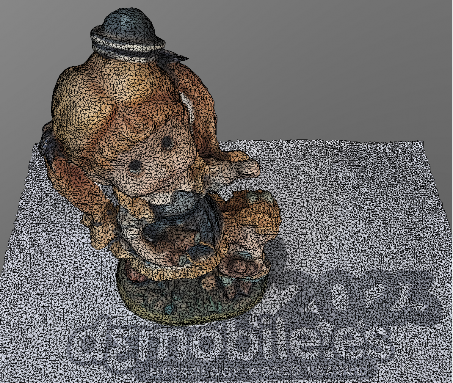 Modelo en 3D dunha boneca, realizado polo equipo colombiano gañador da X D3Mobile