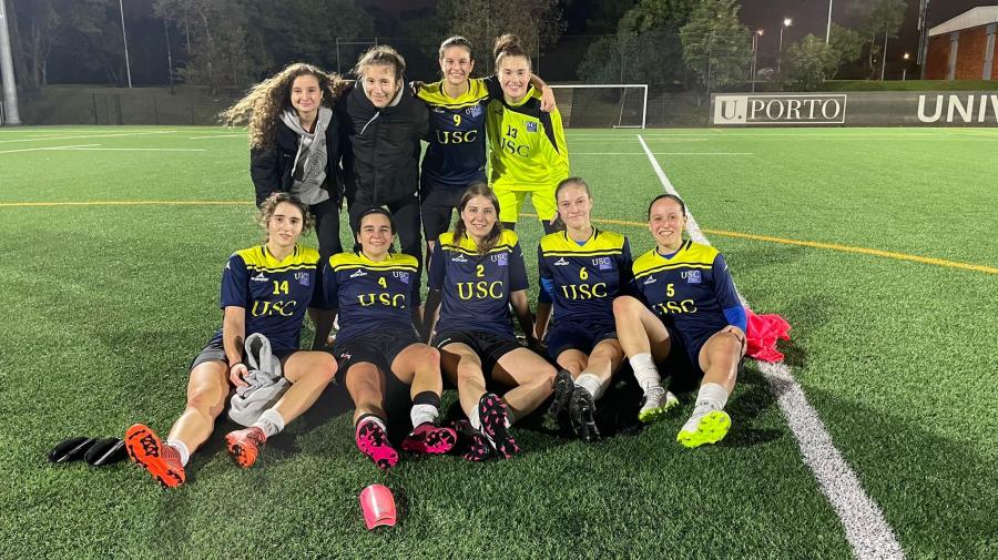 Estudantes que competiron en fútbol 7