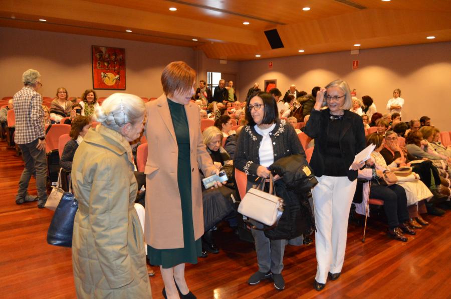 Sánchez, Murias, Olveira e Losada, en Humanidades antes de comezar o acto