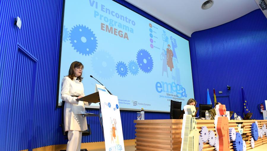 Eva López Barrio participou na cerimonia inaugural. FOTO: Santi Alvite