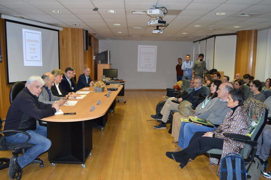Marey, Quiroga, Alvarellos, Fraga, Carral e Lago, na presentación do proxecto I-ReWater na EPS de Enxeñaría