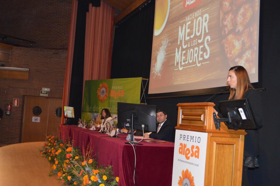 Elena Pérez Canal, na súa intervención no acto