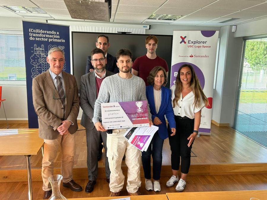 O primeiro premio do programa Explorer foi para Novatech de Eduardo Ulloa