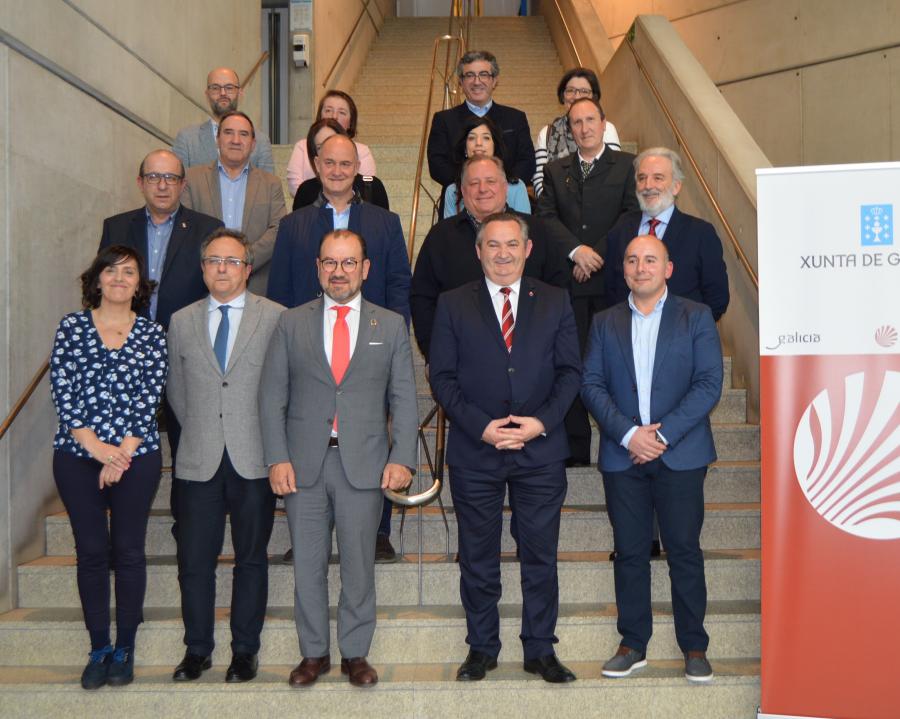 Responsables políticos e académicos, trala sinatura de convenios para a formación de asesores rurais na delegación luguesa da Xunta de Galicia