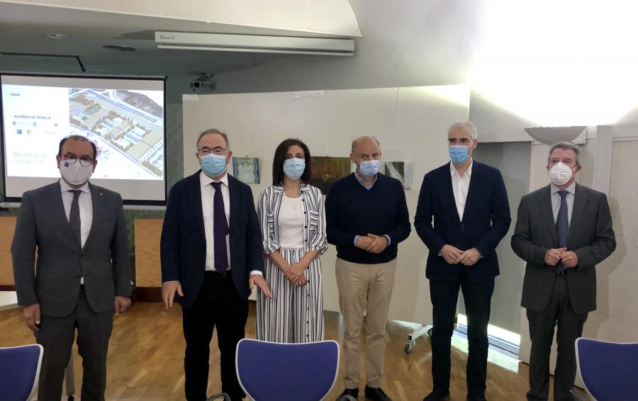 O reitor tomou parte na reunión deste martes