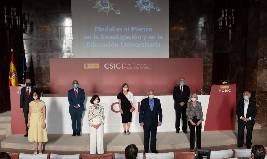 Os investigadores e investigadoras galardoados. Foto: Ministerio de Ciencia e Innovación