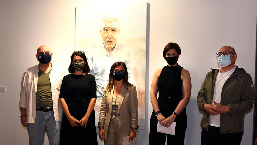 De esquerda a dereita, Pablo Sampedro, Mercedes Rosón, Mar Lorenzo, Beatriz S. Saá e Alberton Carton. FOTO: Santi Alvite