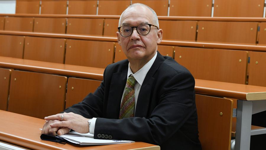 Marco V. Quintela é catedrático de Historia Antiga. Foto: Santi Alvite