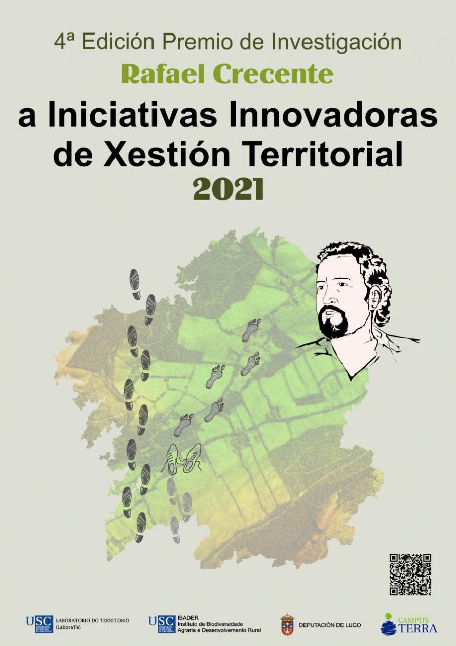 Cartaz do IV Premio de Investigación Rafael Crecente