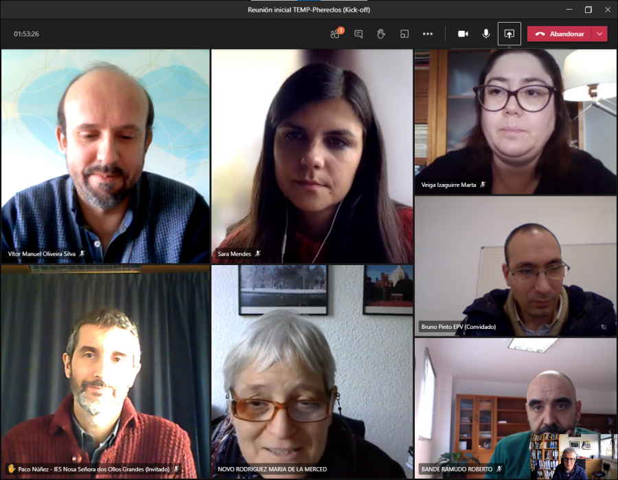 Participantes no proxecto Phereclos, na sesión inicial do proxecto