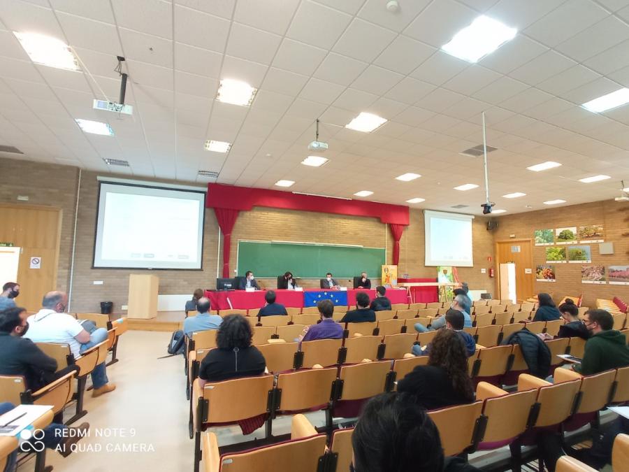 Participantes no curso sobre construción con madeira contralaminada (CLT) impartido por Pemade ao abeiro do Life Lugo+Biodinámico