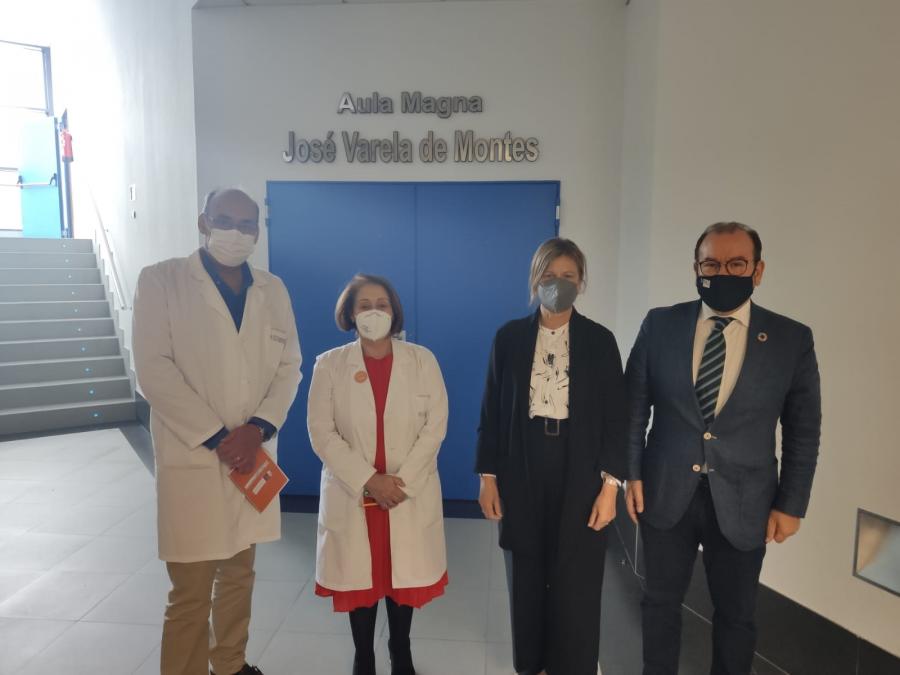 De esquerda a dereita: Alfonso Varela, Victoria Carral, Ana Silveira e Antonio López