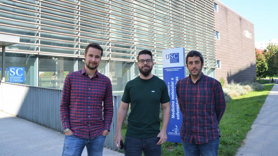 Jesús Silva, Alexis Moscoso e Pablo Aguiar