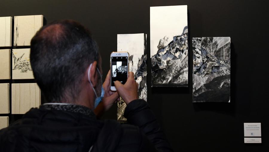 Primeiro premio na modalidade de artes plásticas. FOTO: Santi Alvite