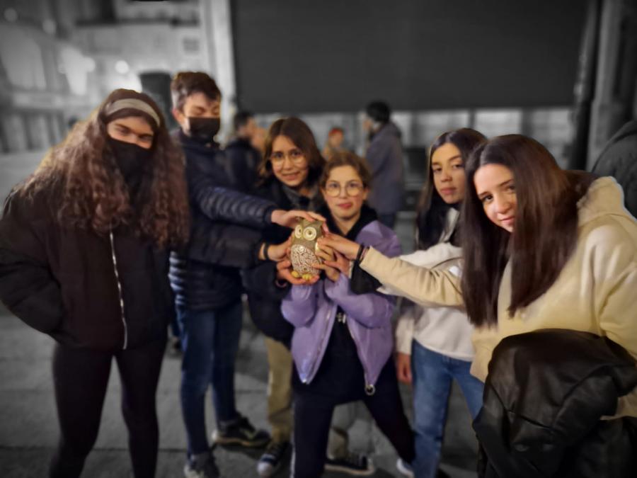 Integrantes dun dos equipos galardoados no certame