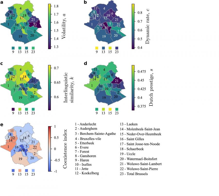 O estudo retrata as dúas linguas en coexistencia
