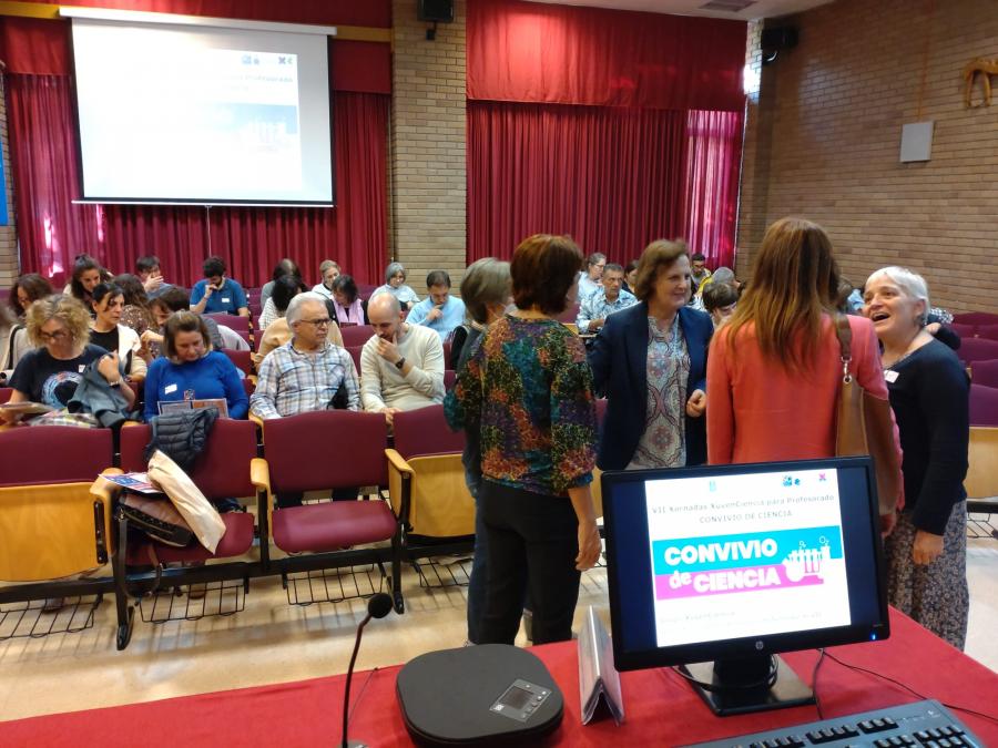 Participantes e organizadores do campus de profesorado do proxecto Convivio de Ciencia, impulsado por XuvenCiencia