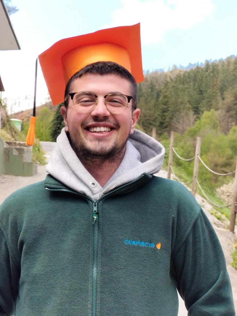 Martín Pérez Díaz completou unha estadía na empresa Ovapiscis, onde desenvolveu o seu TFG