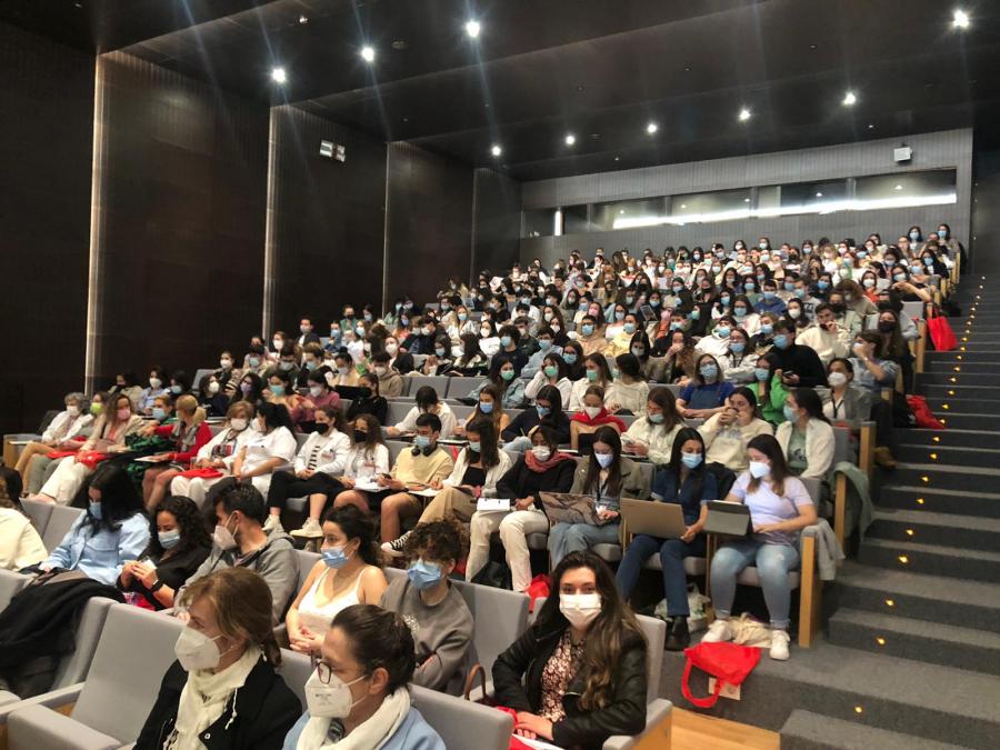 Asistentes ás XXVI Xorandas da Escola Universitaria de Enfermaría no HULA