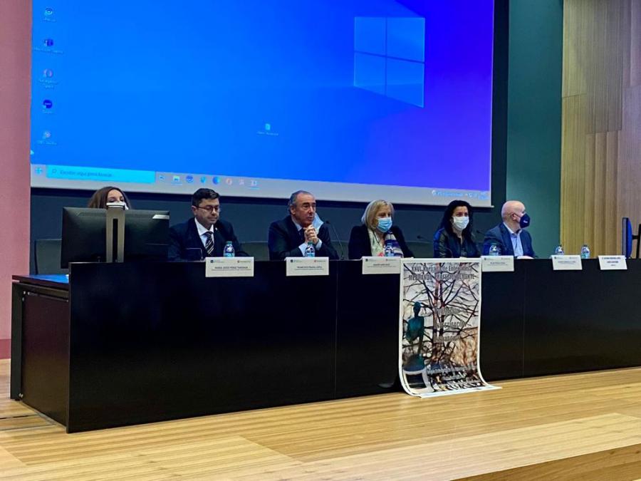 Mª Jesús Pérez, Francisco Fraga, Ramón Ares, Pilar Penela, Lourdes Bermello e Antonio Fernández