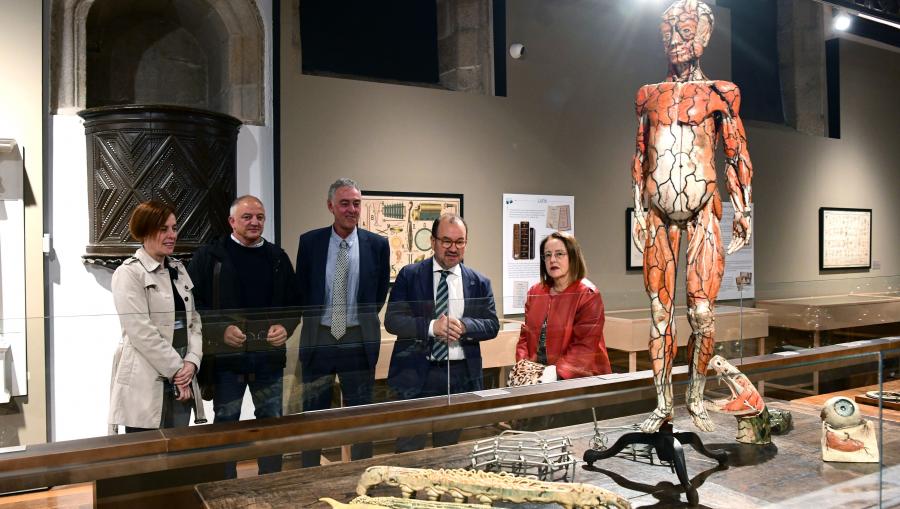 De esquerda a dereita, Pilar Murias, Paulo Porta, Manuel Portas, Antonio López e  María Xesús Mascareñas. FOTO: Santi Alvite