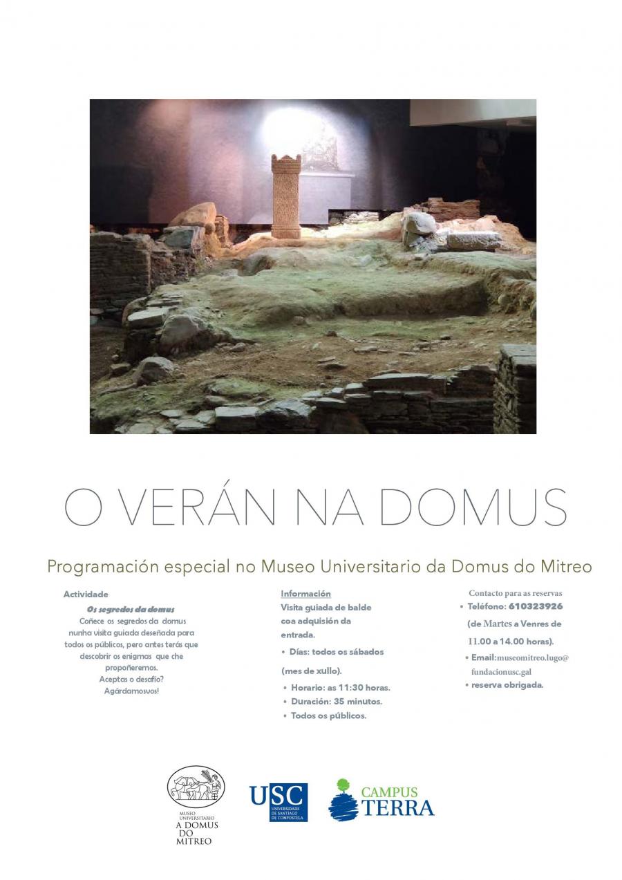 Cartaz do programa 'O Verán na Domus'